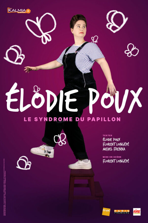 Affiche Élodie Poux — Le Syndrome du papillon