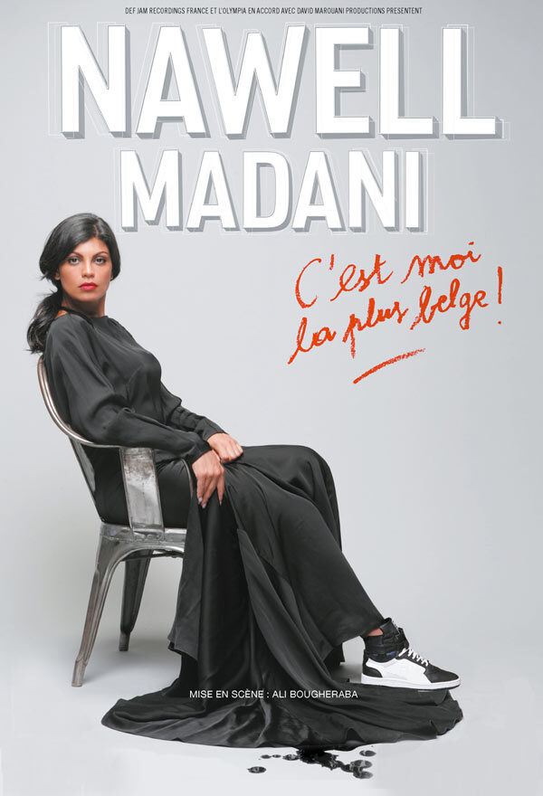 Affiche Nawell Madani — C'est moi la plus belge !